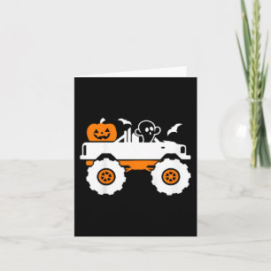 Carte Enfants Fantôme Citrouille équitation Monster Cami