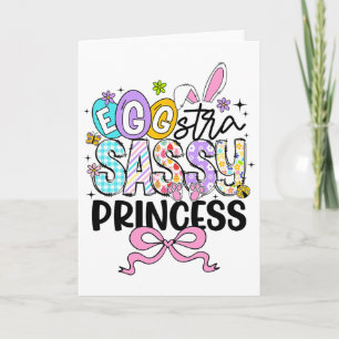 Carte Enfants Jour de Pâques Œuf-stra Sy Princesse Fille