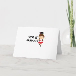 Carte Enfants préscolaires de fille d'élève du cours