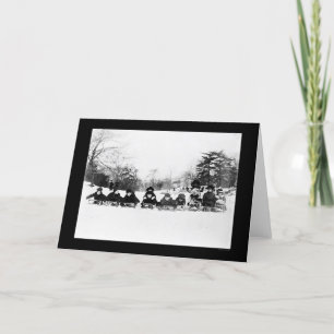 Carte Enfants sur coudes à Central Park 1915