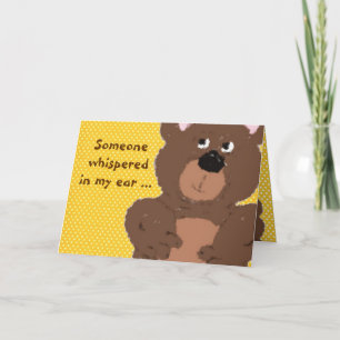 Carte Enfants Teddy Bear Se Bien