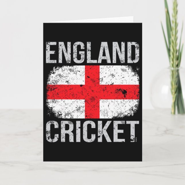Carte England Cricket  (Devant)