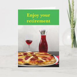 Carte Enjoy your retirement.