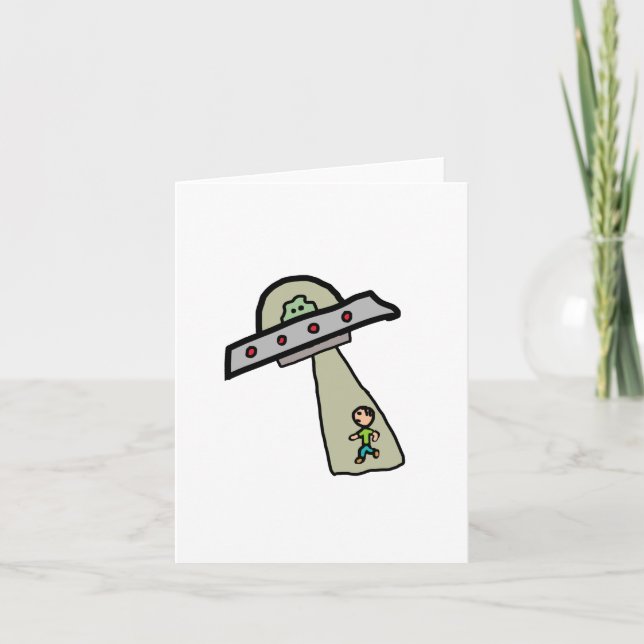 Carte Enlèvement d'Aliens (Devant)