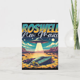 Carte Enlèvement d'aliens à Roswell au Nouveau-Mexique e