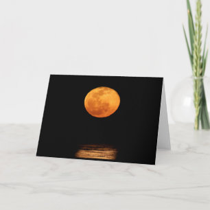 Carte Énorme pleine lune South Padre Island, Texas
