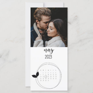 Carte Enregistrer la date personnalisée