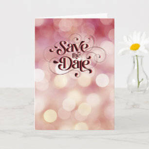 Carte Enregistrer La Date (Proverbes 18:22) Bourgogne/Ta