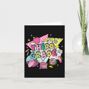 Carte Enseignant de troisième année Élève Retour à l'éco