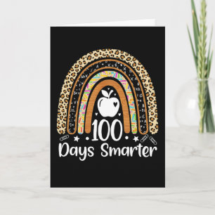Carte Enseignant plus intelligent 100 jours Classe en ar