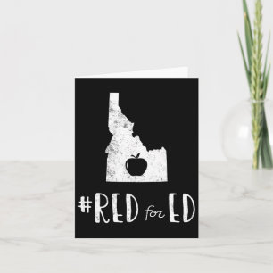 Carte Enseignant Rouge Pour Ed Idaho Public Education