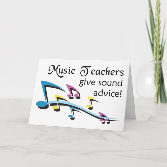 Carte Enseignants en musique (Devant)
