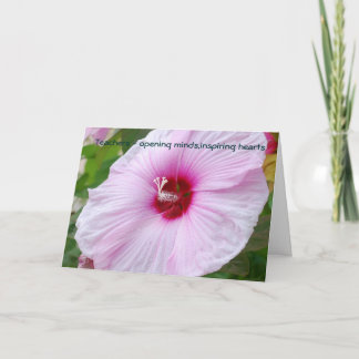 Carte Enseignants - ouvrir les esprits, inspirer...