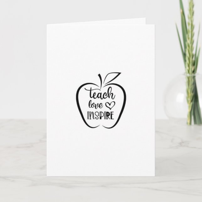 CARTE ENSEIGNEMENT/AMOUR/INSPIRE **ANNIVERSAIRE DE L'ENS (Devant)