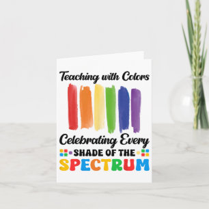 Carte Enseigner Avec Les Couleurs Spectrum Autisme Ensei