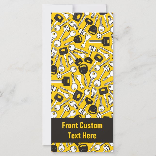 Carte Ensemble de clés Arrière - plan (Devant)