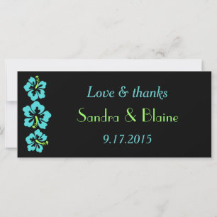 Carte Ensemble mariage - Tropical - Hibiscus Blue