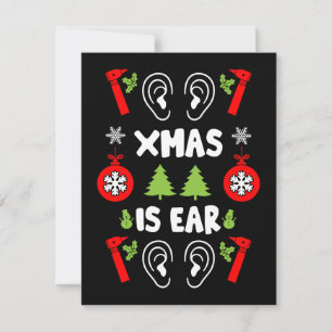 Carte ENT Doctor Christmas