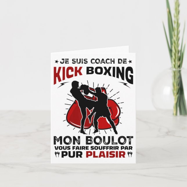 Carte Entraîneur De Boxe De Combat Vs (Devant)