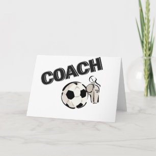 Carte Entraîneur De Football (Whistle/Ball)