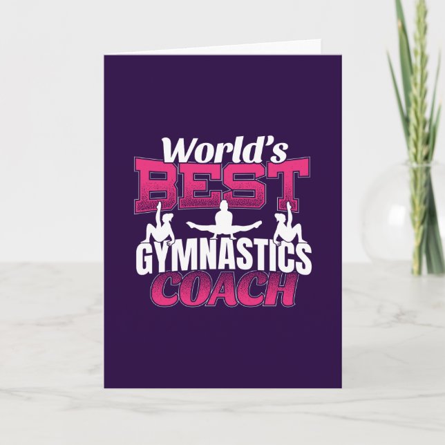 Carte Entraîneur mondial de gymnastique féminine (Devant)
