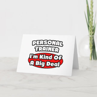 Carte Entraîneur personnel...Big Deal