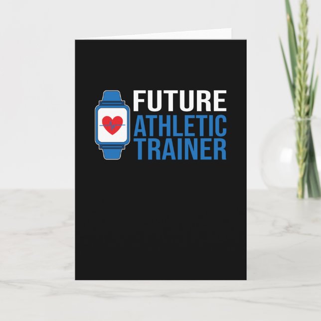 Carte Entraîneur sportif parce que les athlètes (Devant)