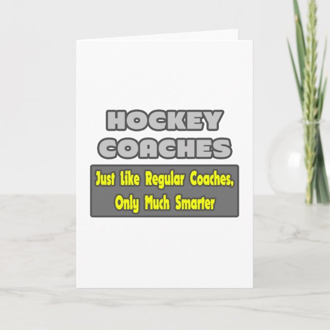 Carte Entraîneurs de hockey... (Devant)