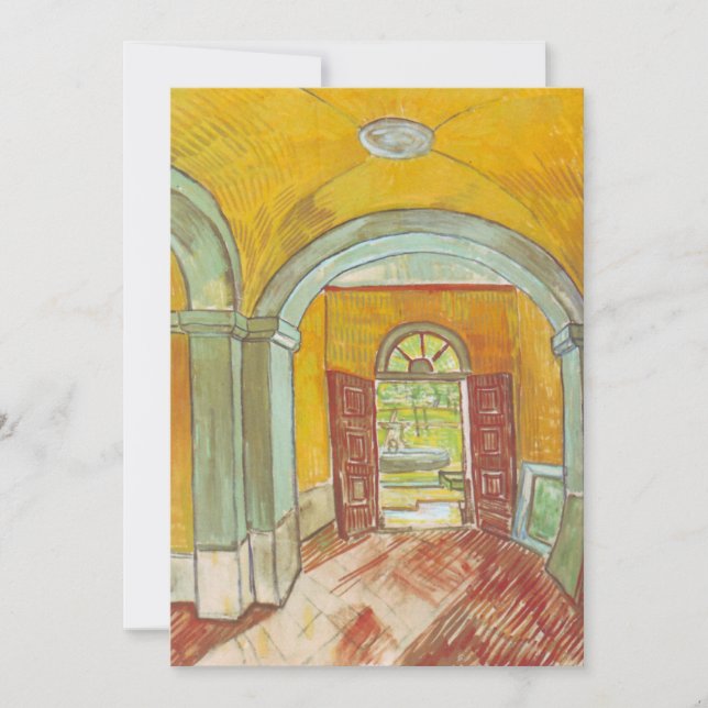 Carte Entrée Van Gogh Hall de l'hôpital Saint-Paul (Devant)