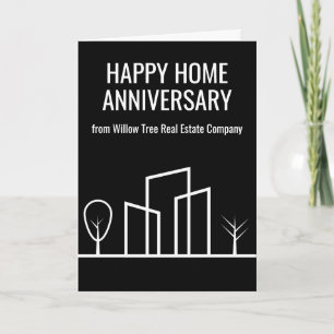 Carte Entreprise de courtage immobilier chic personnalis
