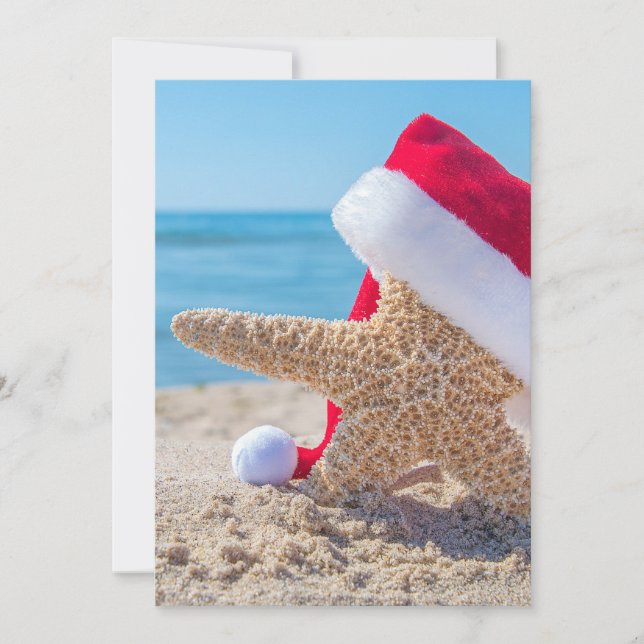 Carte Entreprise d'étoile de Noël (Devant)