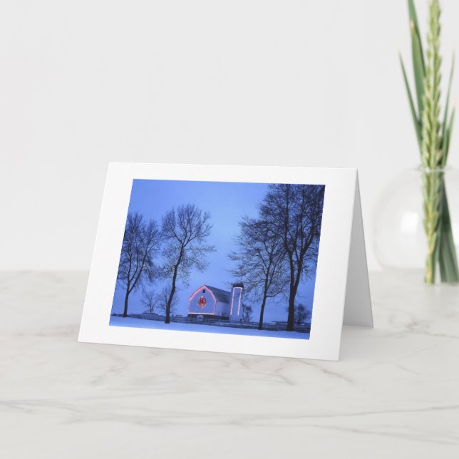 CARTE ENTREPRISE/PROFESSIONNELLE DE NOËL (Devant)