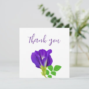 Carte Enveloppe cadeau florale pourpre