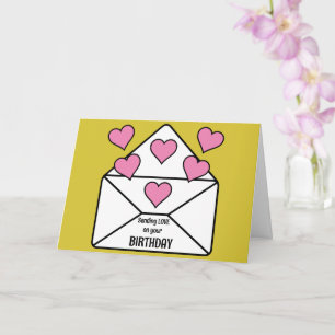 Carte Envoi d'amour Anniversaire