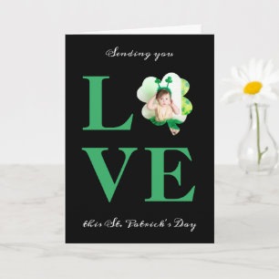 Carte Envoi d'amour Shamrock photo St. Patrick's Day