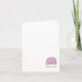 Carte "Envoi de poussière de bébé" Infertilité/soutien F