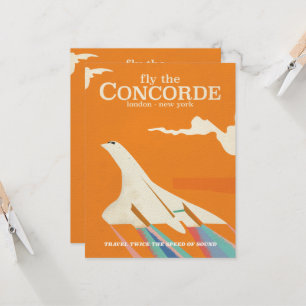 Carte Envolez-vous à bord du Concorde