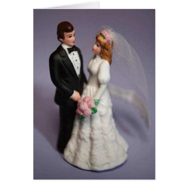 Carte épatante de gâteau de mariage (1) (Devant)