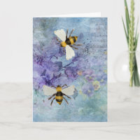 Ephemera avec les abeilles Fête des mères