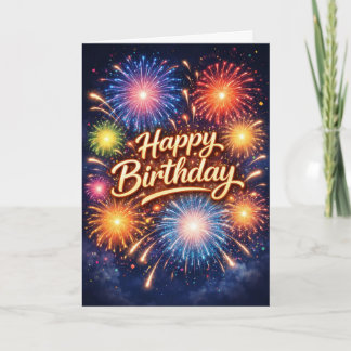 Carte Epic Birthday Fireworks & Explosive Wishes