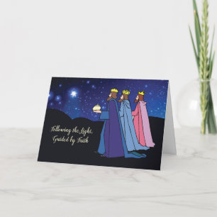 Carte Epiphanie trois rois Robin à Splendor avec des cad