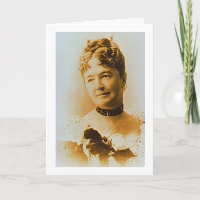 Carte Épouses de Custer de lard d'Elizabeth 1842-1933) (Devant)