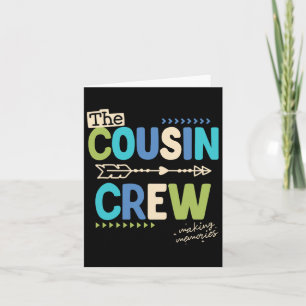 Carte Équipage de cousins 2025 Création de souvenirs Vac