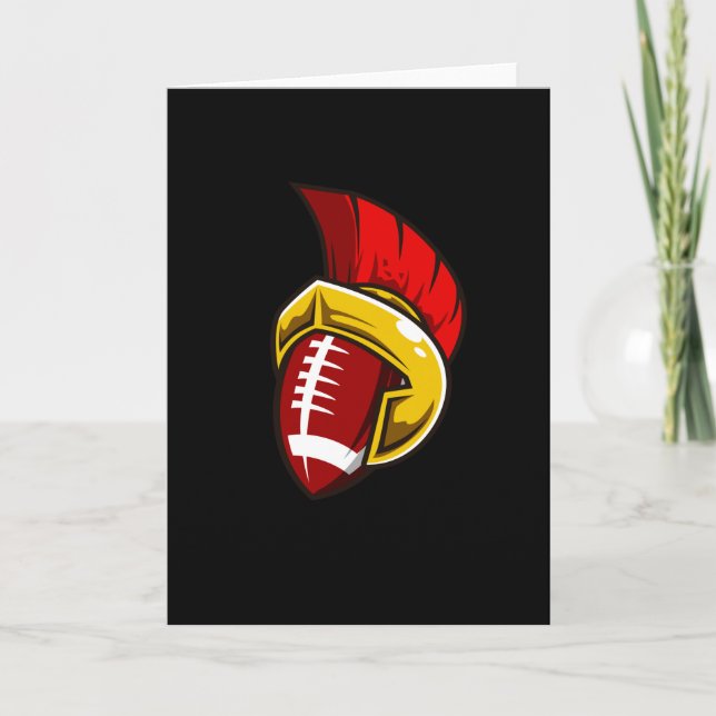 Carte Équipe d'Amérique de football spartiate (Devant)