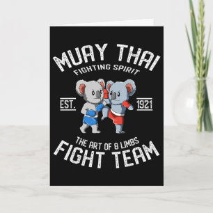 Carte Équipe de combat Muay Thai Koala - Nak Muay, Kickb