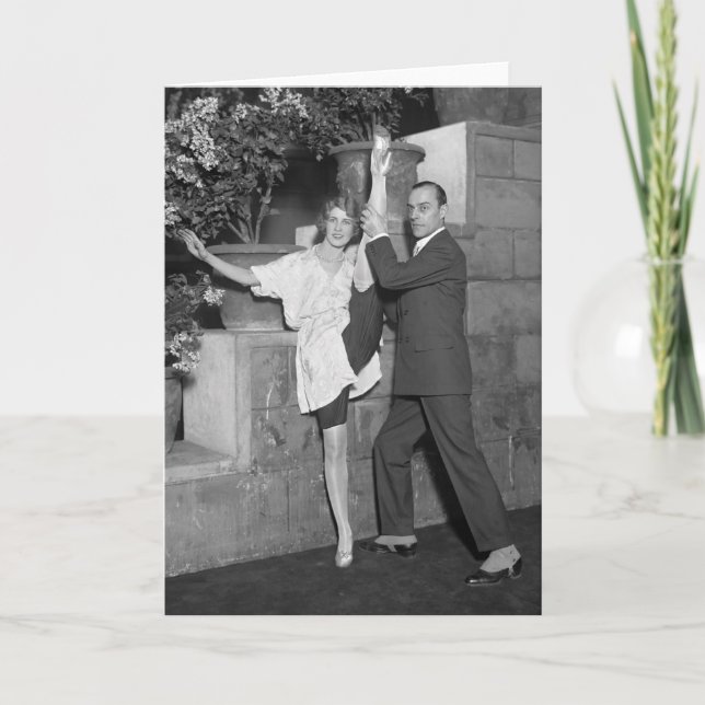 Carte Équipe de danse de cabaret, les années 1920 (Devant)