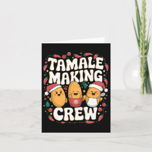 Carte Équipe de fabrication de Tamales Saison des Tamale