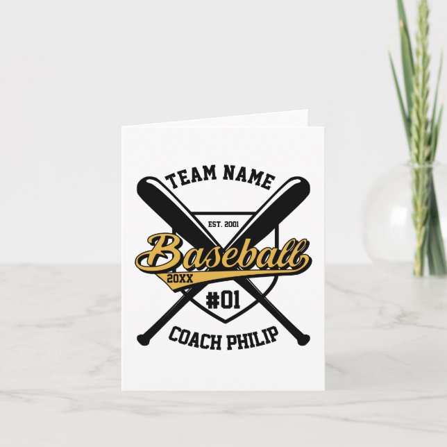 Carte Équipe de fan de baseball Maman joueur merci cadea (Devant)