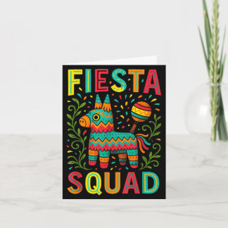 Carte Équipe de fiesta - fête du cinq mayo plaisir mexic