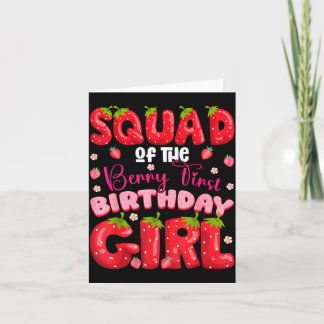 Carte Équipe de la fille du premier anniversaire de la b